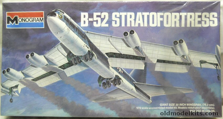 Monogram 1/72 Boeing B-52D Stratrofortress, 8292 plastic model kit